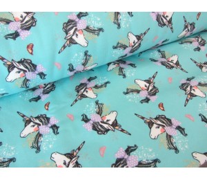 Winter Sweat - Einhorn mit Schleifchen tükis